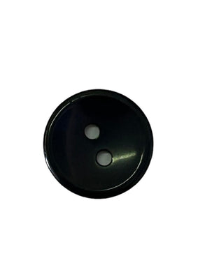 Plastic Round Button 12mm Navy