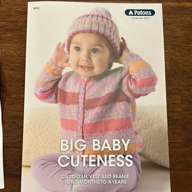 Big Baby Cuteness Pattern Book