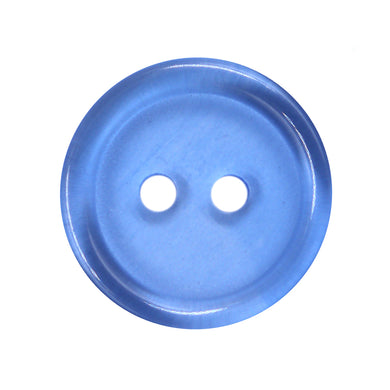 Sullivans 15mm Round Plastic Button 2 Hole - Blue