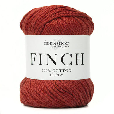 Fiddlesticks Finch Cotton - 10ply - 6219 Terracotta