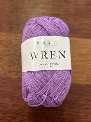 Fiddlesticks Wren 8ply Cotton - Quartz W029