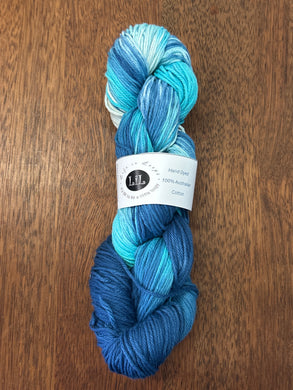 Life in Loops Hand-Dyed Cotton 8ply 100g Skein Beach Dreams