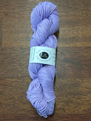 Life in Loops Hand-Dyed Cotton 8ply 100g Skein Violet