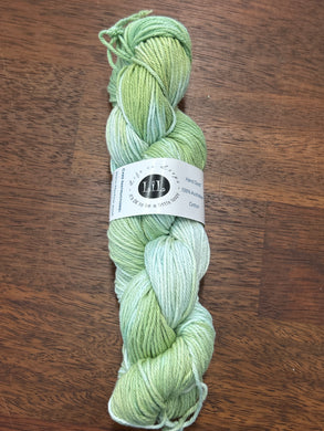 Life in Loops Hand-Dyed Cotton 8ply 100g Skein Avocado Smash