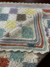 Load image into Gallery viewer, Crocheted Cotton Blend C2C Blanket