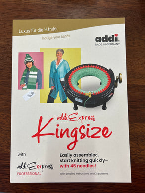 Addi Express Kingsize Knitting Machine Pattern Book
