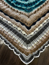 Load image into Gallery viewer, Sea to Stone Crocheted Blanket