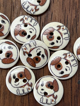 Load image into Gallery viewer, Wooden Dog/Cat Button - 15mm