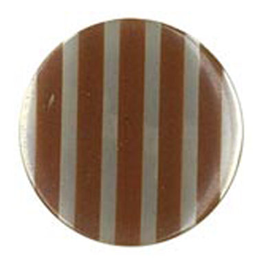 Sullivans Plastic Button 12mm Brown Frosted