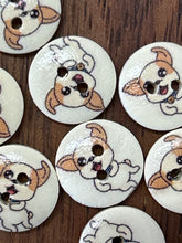 Load image into Gallery viewer, Wooden Dog/Cat Button - 15mm