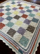 Load image into Gallery viewer, Crocheted Cotton Blend C2C Blanket