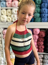 Load image into Gallery viewer, Girls Boho Halter Top