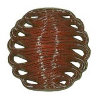 Sullivans Plastic Button 15mm Brown