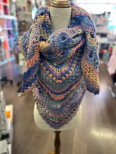 Load image into Gallery viewer, Crochet Virus meets Granny Shawl - Sun Road - Acrylic and Wool Blend