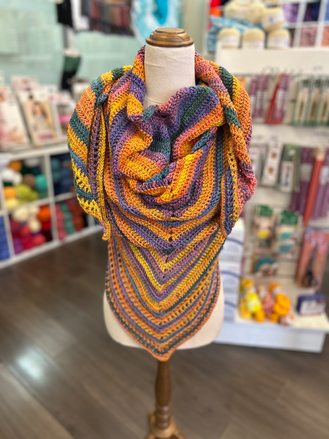 Crochet Bouquet Shawl - Acrylic