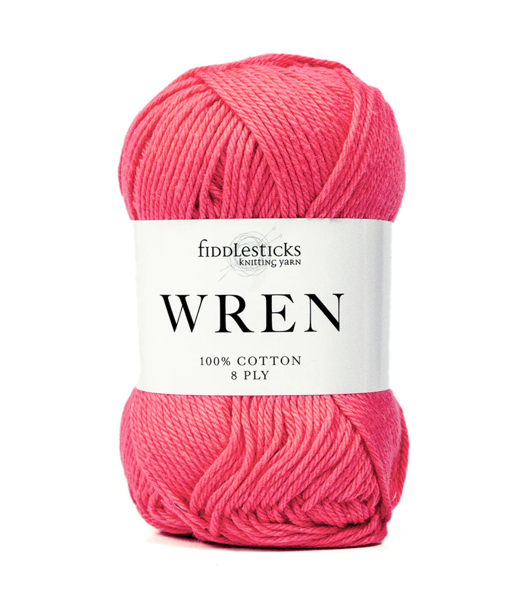 Fiddlesticks Wren 8ply Cotton - Watermelon W012