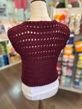 Load image into Gallery viewer, Chunky Burgundy Vest - Small size