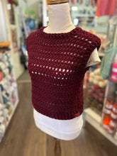 Load image into Gallery viewer, Chunky Burgundy Vest - Small size