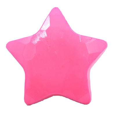Sullivans 15mm Kids Plastic Button With Shank - Pink Star