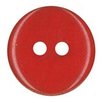 Sullivans Plastic Button 18mm Red