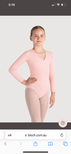 Load image into Gallery viewer, Bloch Overture Crossover Girls Long Sleeve Wrap Top - Z0858G