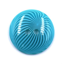 Load image into Gallery viewer, Sullivans 18mm Round Plastic Buttons With Patterned Stripes - Turquoise