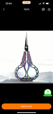 Stainless steel scissors