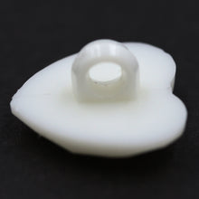 Load image into Gallery viewer, Sullivans 15mm Kids Plastic Button With Shank - White Heart