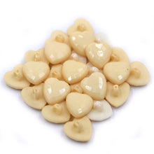 Load image into Gallery viewer, Sullivans 15mm Kids Plastic Button With Shank - Cream Heart