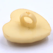 Load image into Gallery viewer, Sullivans 15mm Kids Plastic Button With Shank - Cream Heart