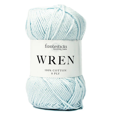 Fiddlesticks Wren 8ply Cotton - Ice Blue W023