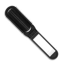 Load image into Gallery viewer, Envi Folding Travel Hair Brush with Mirror - Black