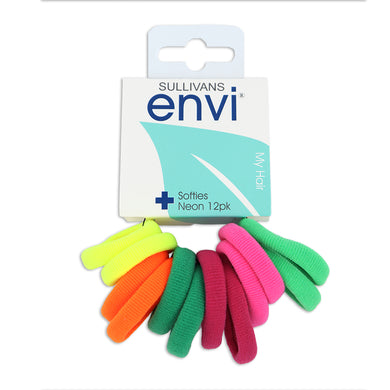 Envi  Hair Softies - 12 pack - Neon