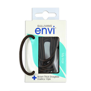 Envi Thick Snagless Hair Elastics - 10 pack