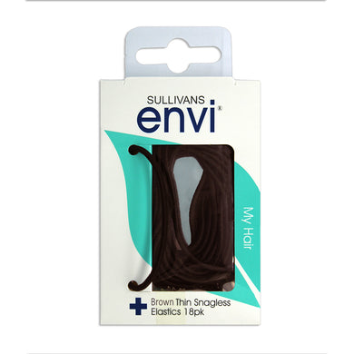 Envi Snagless Hair Elastics - 18 pack