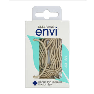 Envi Snagless Hair Elastics - 18 pack