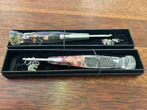 Life in Loops - Resin Handle Crochet Hooks (Clover)