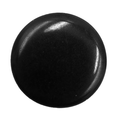 Sullivans 12mm Round Plastic Button With Shank - Black