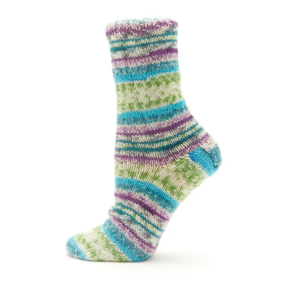 Fiddlesticks Jester Sock Yarn - 4ply - Green-Aqua 82-04