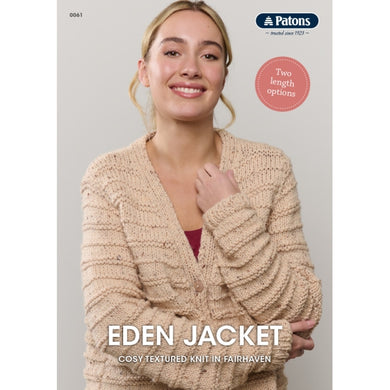 Patons Eden Jacket Pattern Book