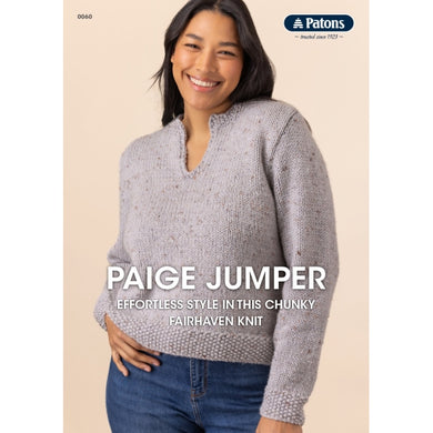 Patons Paige Jumper Pattern Book