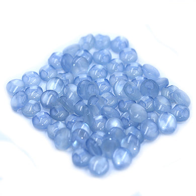 Sullivans 8mm Round Plastic Button With Shank - Sky
