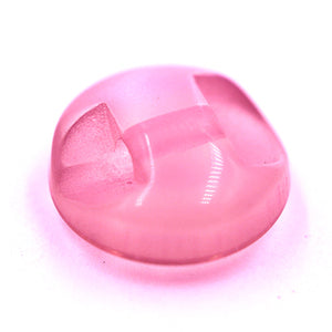 Sullivans 8mm Round Plastic Button With Shank - Pink