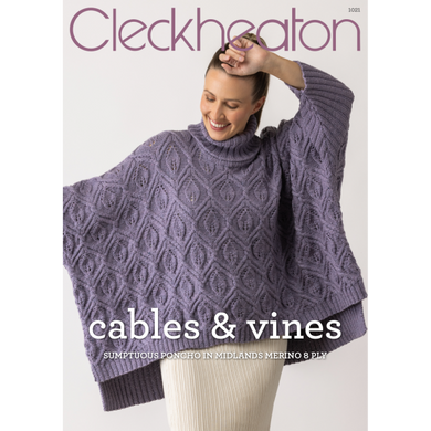 Cleckheaton Cables & Vines -1021 Pattern Book