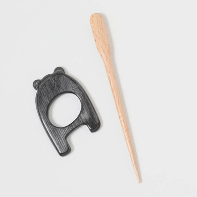 Knit Pro Shawl Pin & Sticks Floral- Lazy Bear