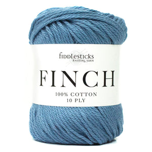 Fiddlesticks Finch Cotton - 10ply - 6207 Blue Jeans