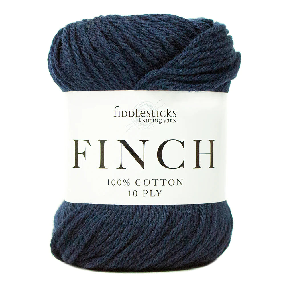 Fiddlesticks Finch Cotton - 10ply - 6208 Navy