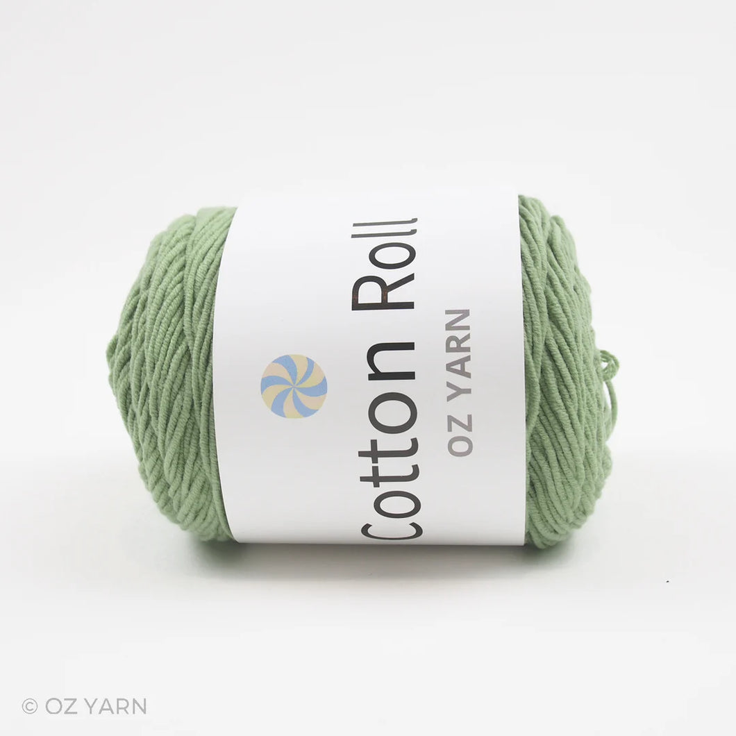 Oz Yarn Cotton Roll - 27 - Moss Green (discontinued)