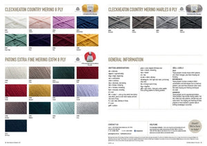 Patons Cleckheaton Men’s Merino Collection Pattern Book
