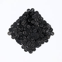 Load image into Gallery viewer, Sullivans 8mm Two Hole Fish Eye Doll Plastic Buttons - Black